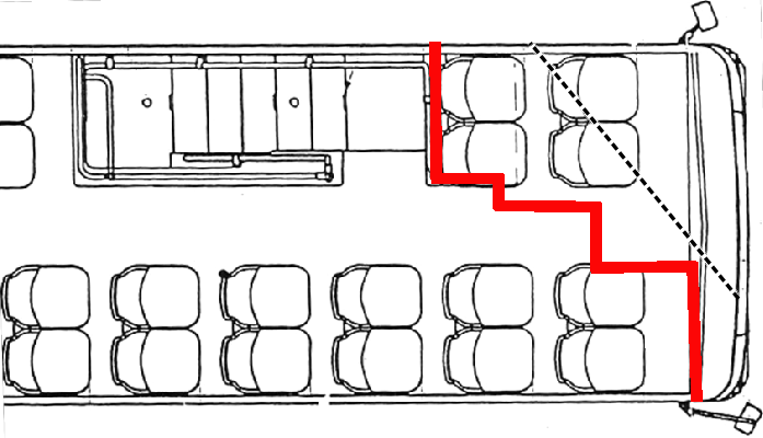 Schémas représentant la séparation du plancher du 2e étage