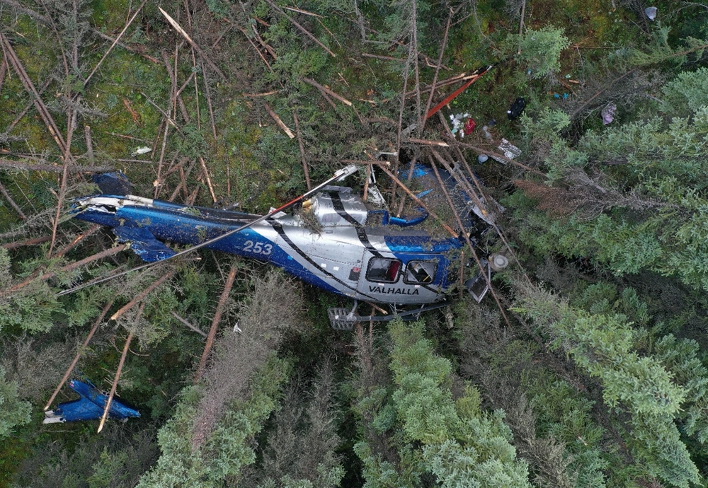 Figure 2. Accident site (Source: Royal Canadian Mounted Police)