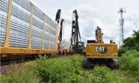 Teams at work following the 25 July 2025, CN train derailment of 23 cars in Paris, Ontario (Source: TSB)  