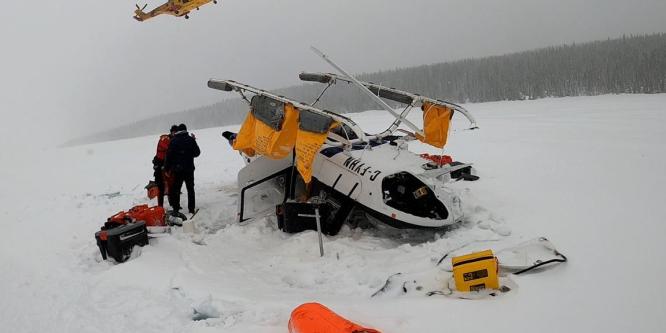 Figure 2. Occurrence helicopter during the rescue (Source: Halifax Joint Rescue Coordination Centre)